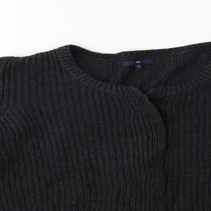 Gap Womens Grey  Knit Cardigan Jumper Size M