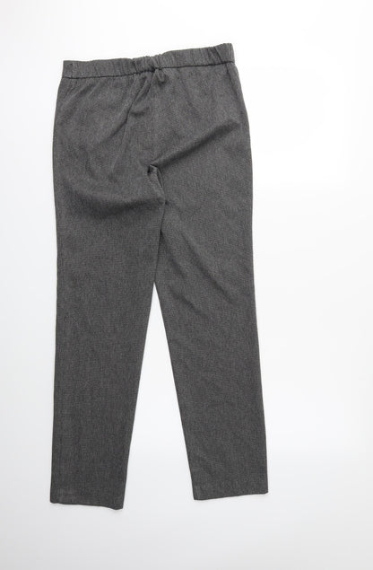 Womens UK Size 10 Bonmarché Regular Fit  Grey Trousers
