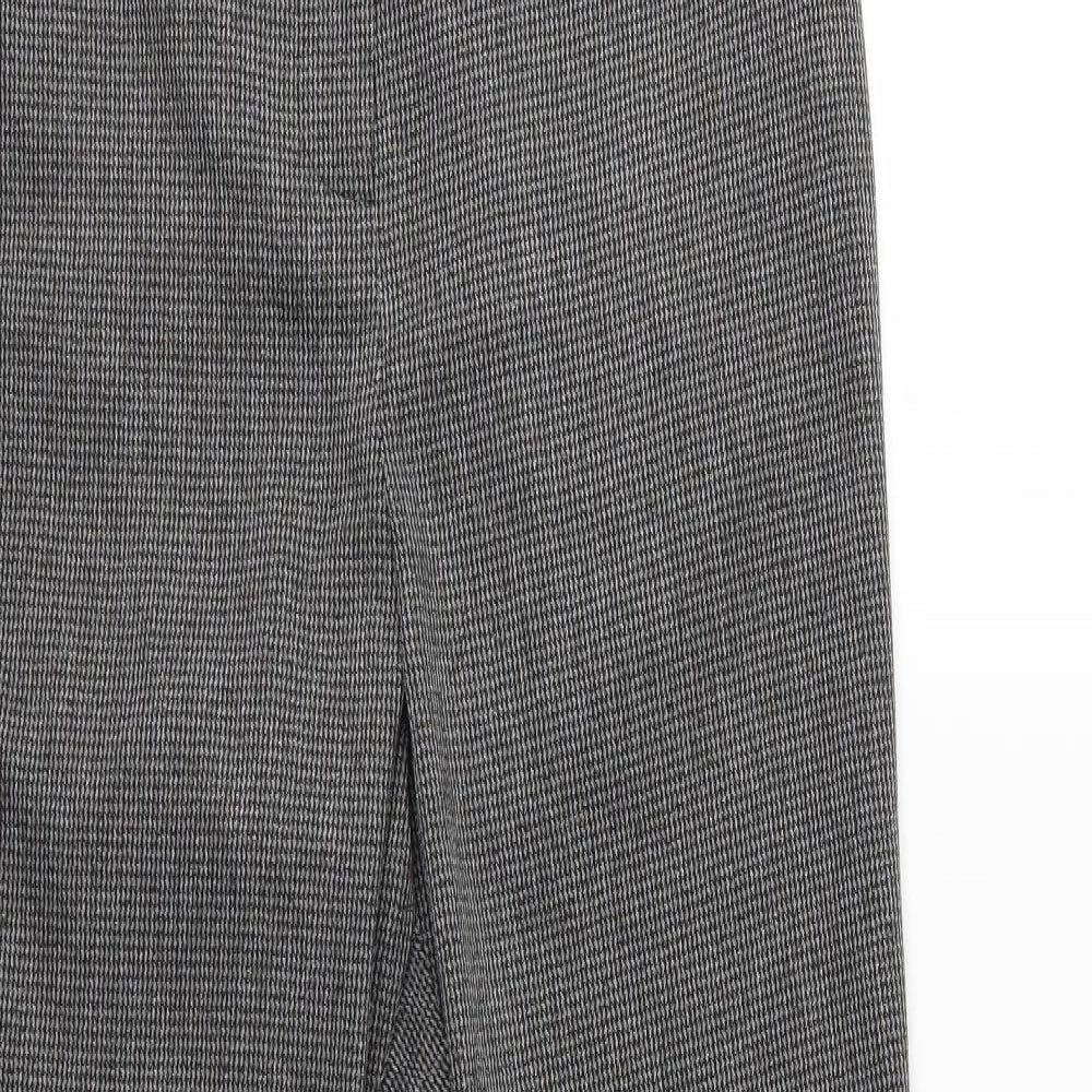 Womens UK Size 10 Bonmarché Regular Fit  Grey Trousers