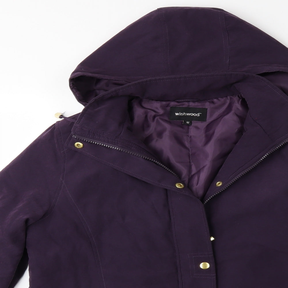 Womens UK Size 12 Wishwood Pink Overcoat