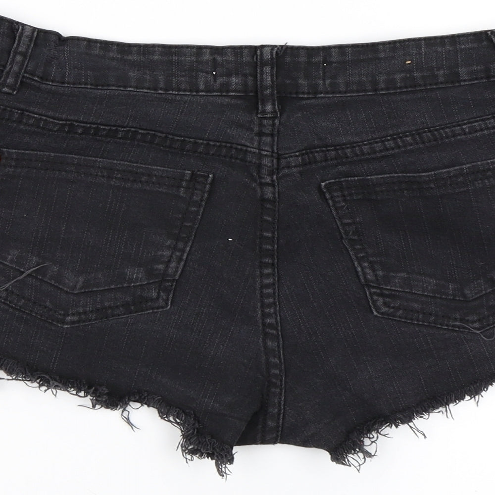 Cotton On Womens Black   Mom Shorts Size 10