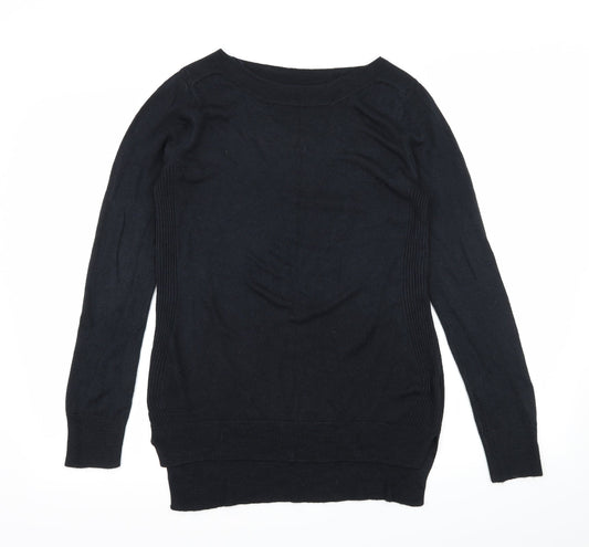 Preworn Womens Black  Knit Pullover Jumper Size 8