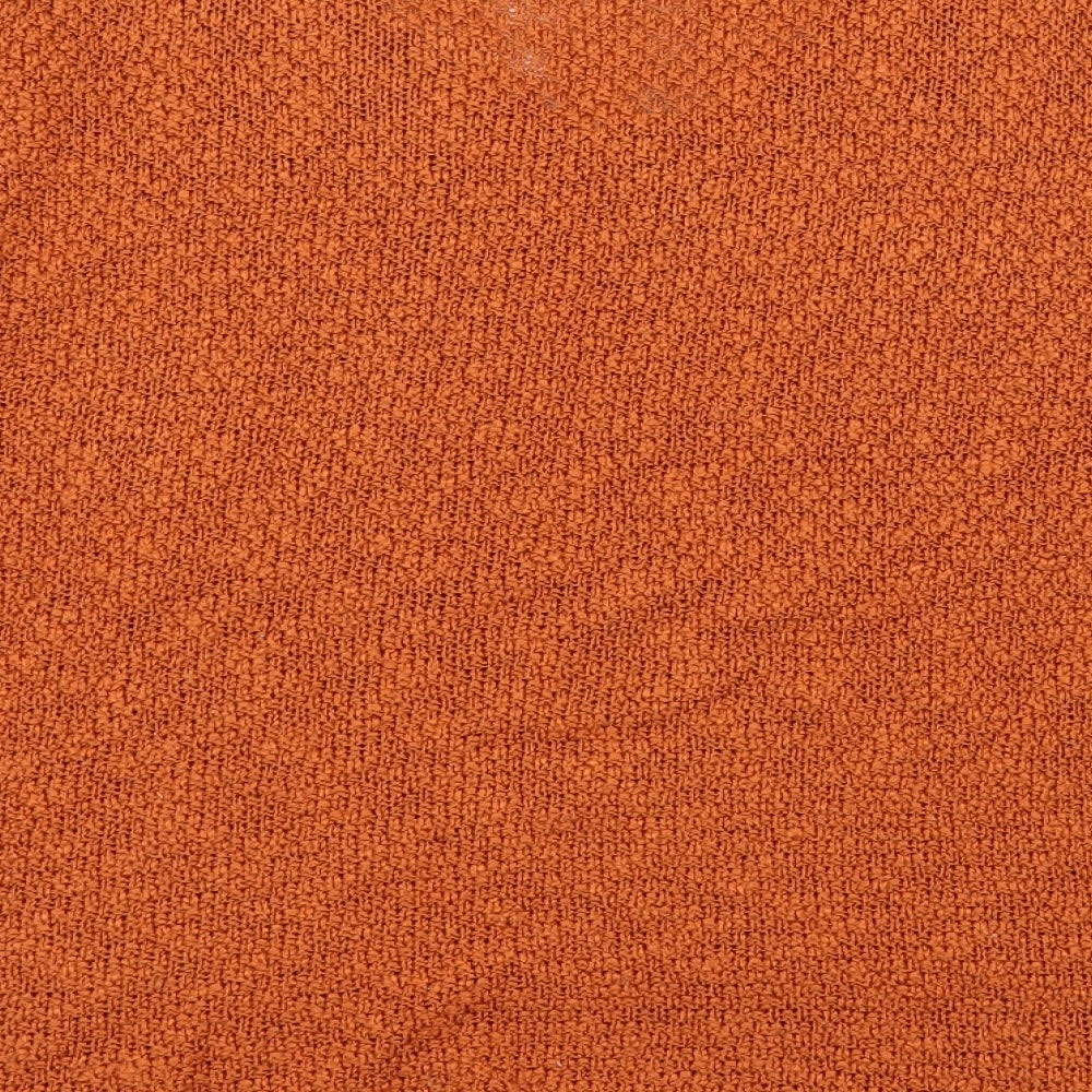 Fashion Box Womens Orange  Knit Pullover Jumper Size 12