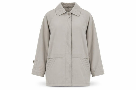 Womens UK Size M Telemac Grey Overcoat