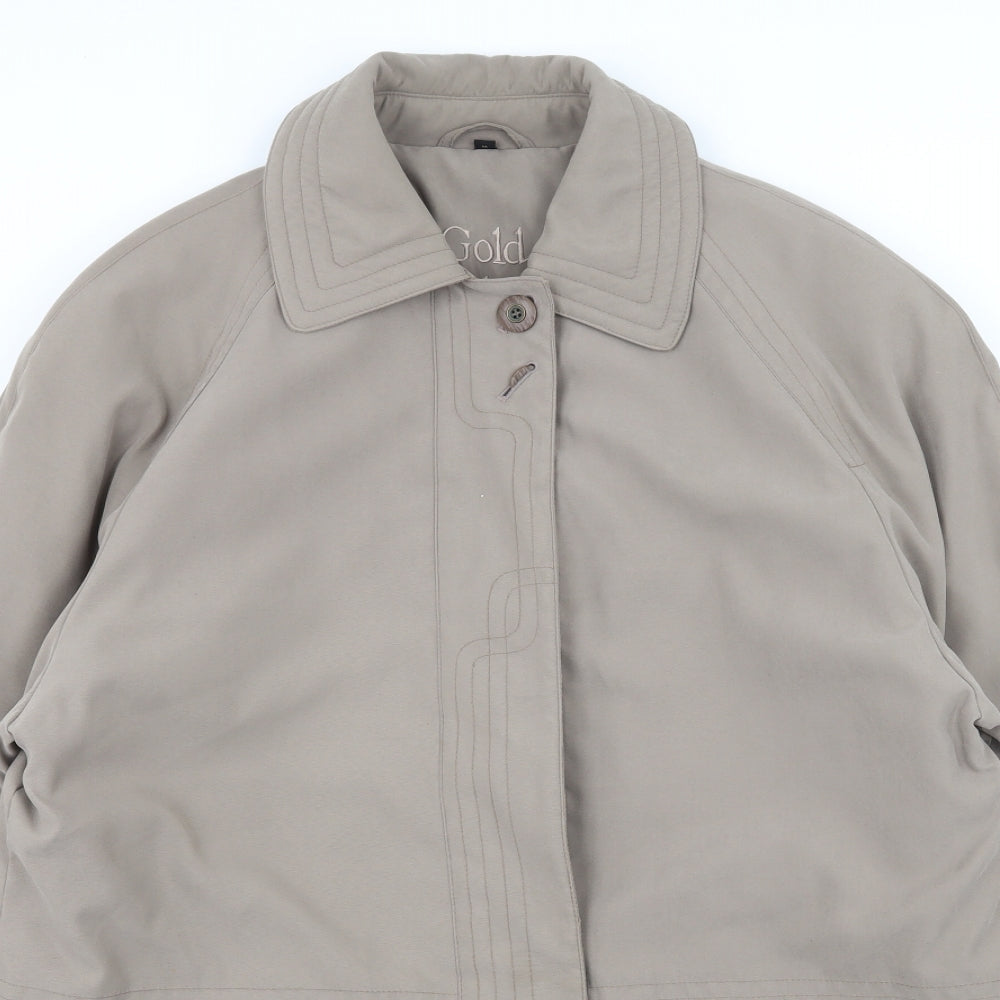Womens UK Size M Telemac Grey Overcoat