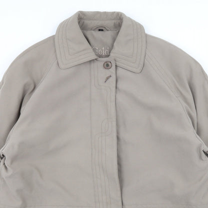 Womens UK Size M Telemac Grey Overcoat