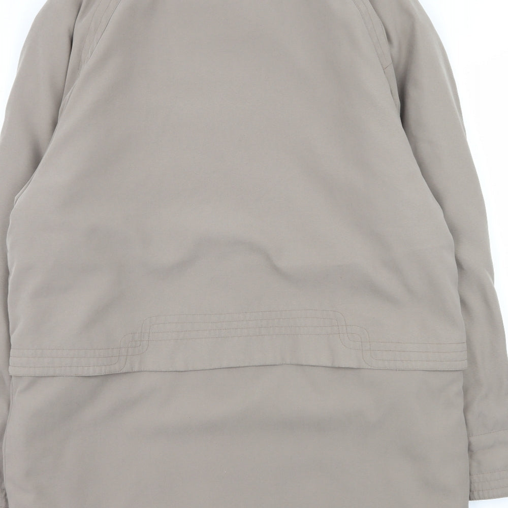 Womens UK Size M Telemac Grey Overcoat
