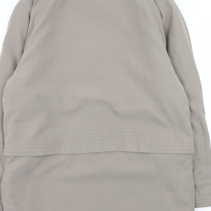 Womens UK Size M Telemac Grey Overcoat