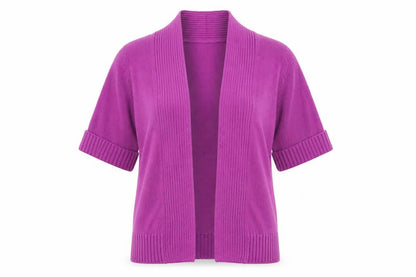 BHS Womens Purple  Knit Cardigan Jumper Size 10
