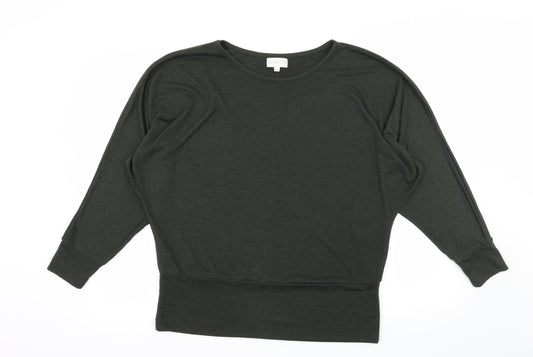Apricot Womens Green  Knit Pullover Jumper Size M