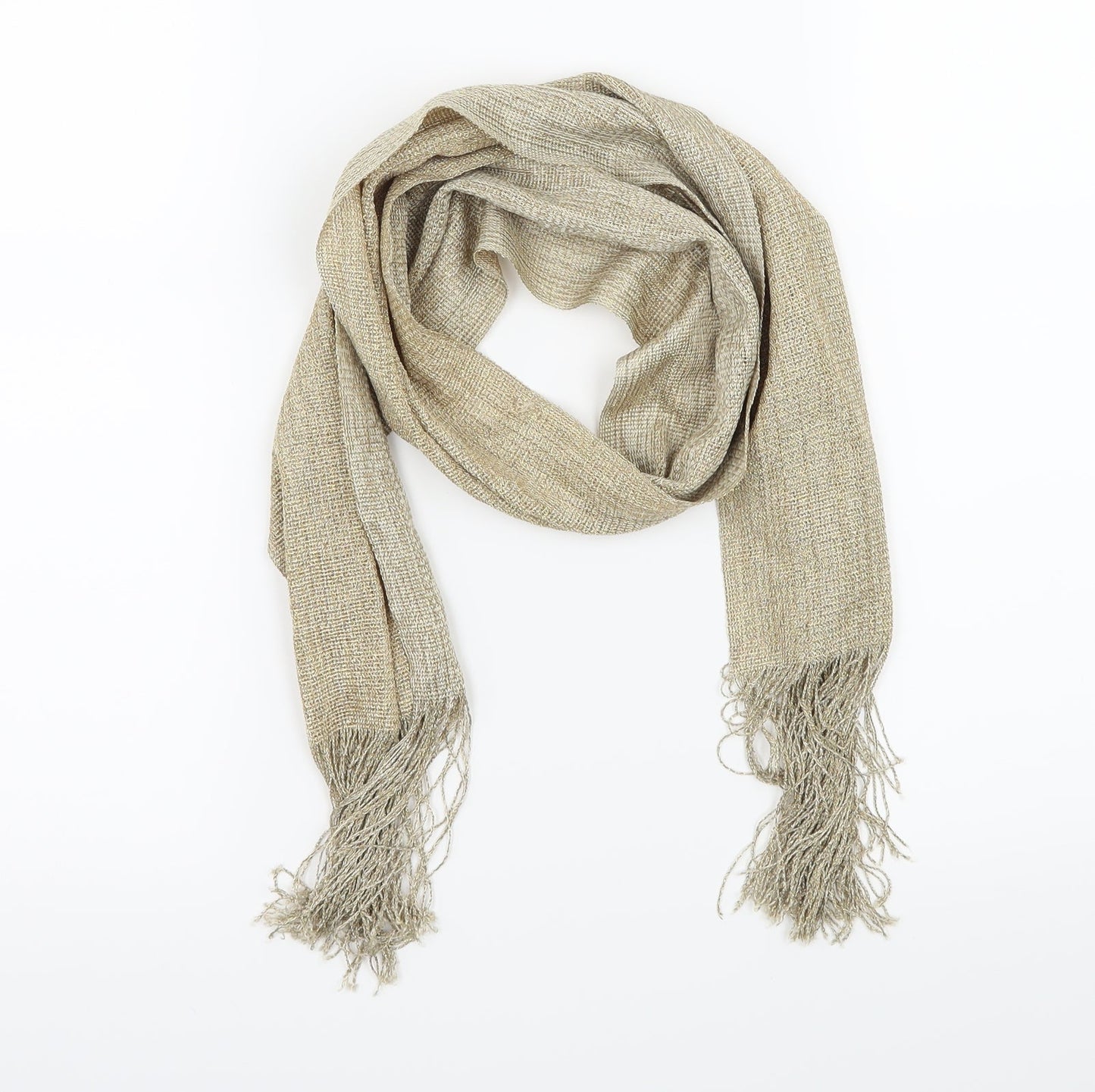 Preworn Womens Gold    Scarf
