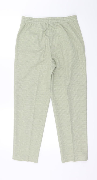 Womens UK Size 10 Marks and Spencer Regular Fit  Green Trousers