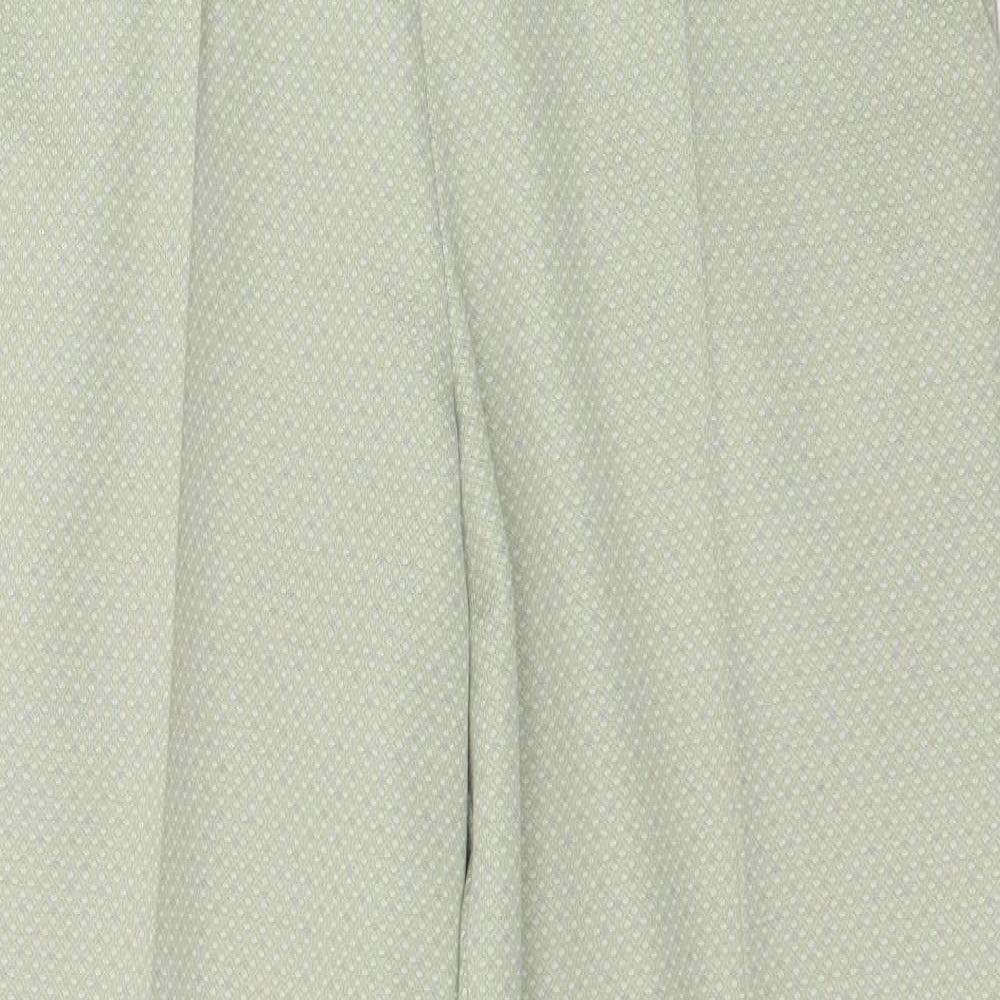 Womens UK Size 10 Marks and Spencer Regular Fit  Green Trousers