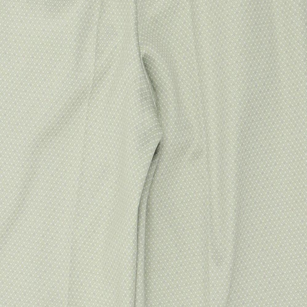 Womens UK Size 10 Marks and Spencer Regular Fit  Green Trousers