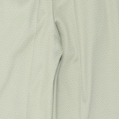Womens UK Size 10 Marks and Spencer Regular Fit  Green Trousers