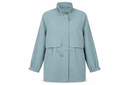 Silkana Womens Blue   Overcoat Coat Size 12