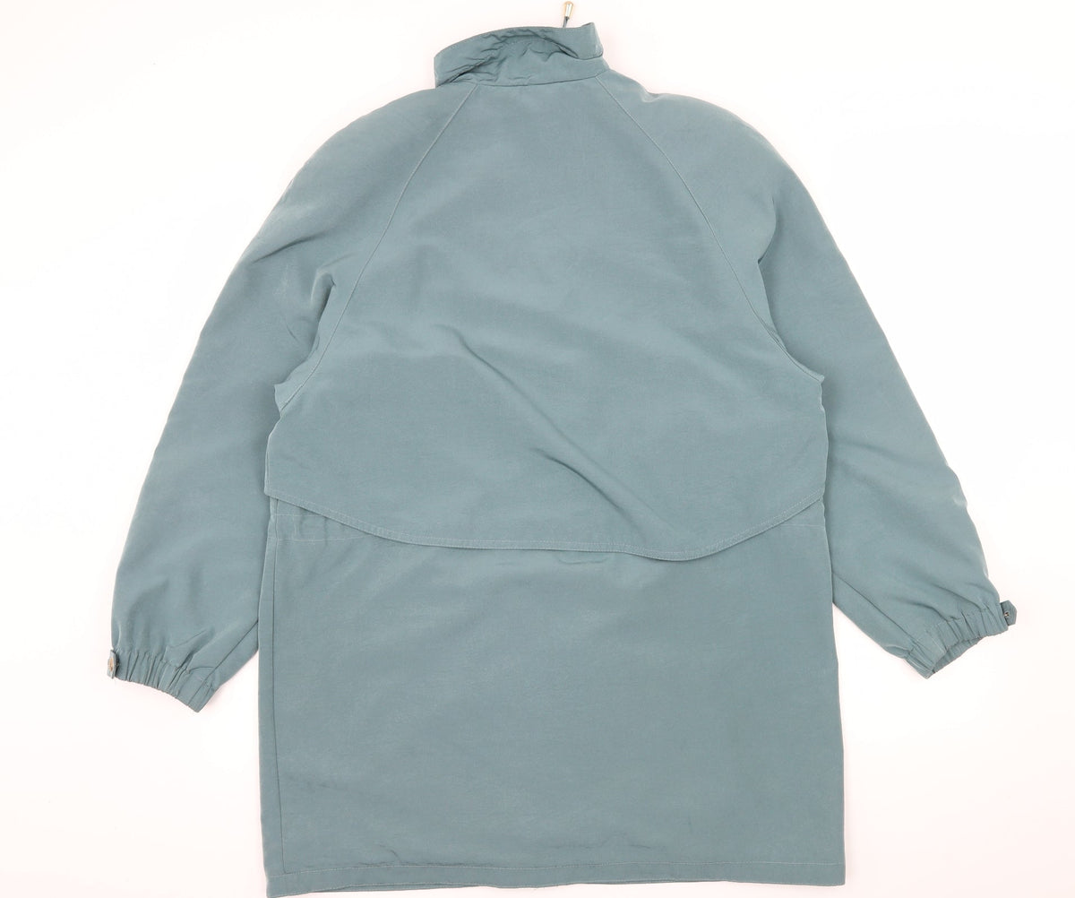 Silkana Womens Blue   Overcoat Coat Size 12