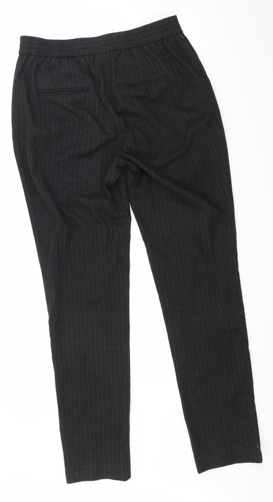 NEXT Womens Green Striped  Trousers  Size 8 L29 in