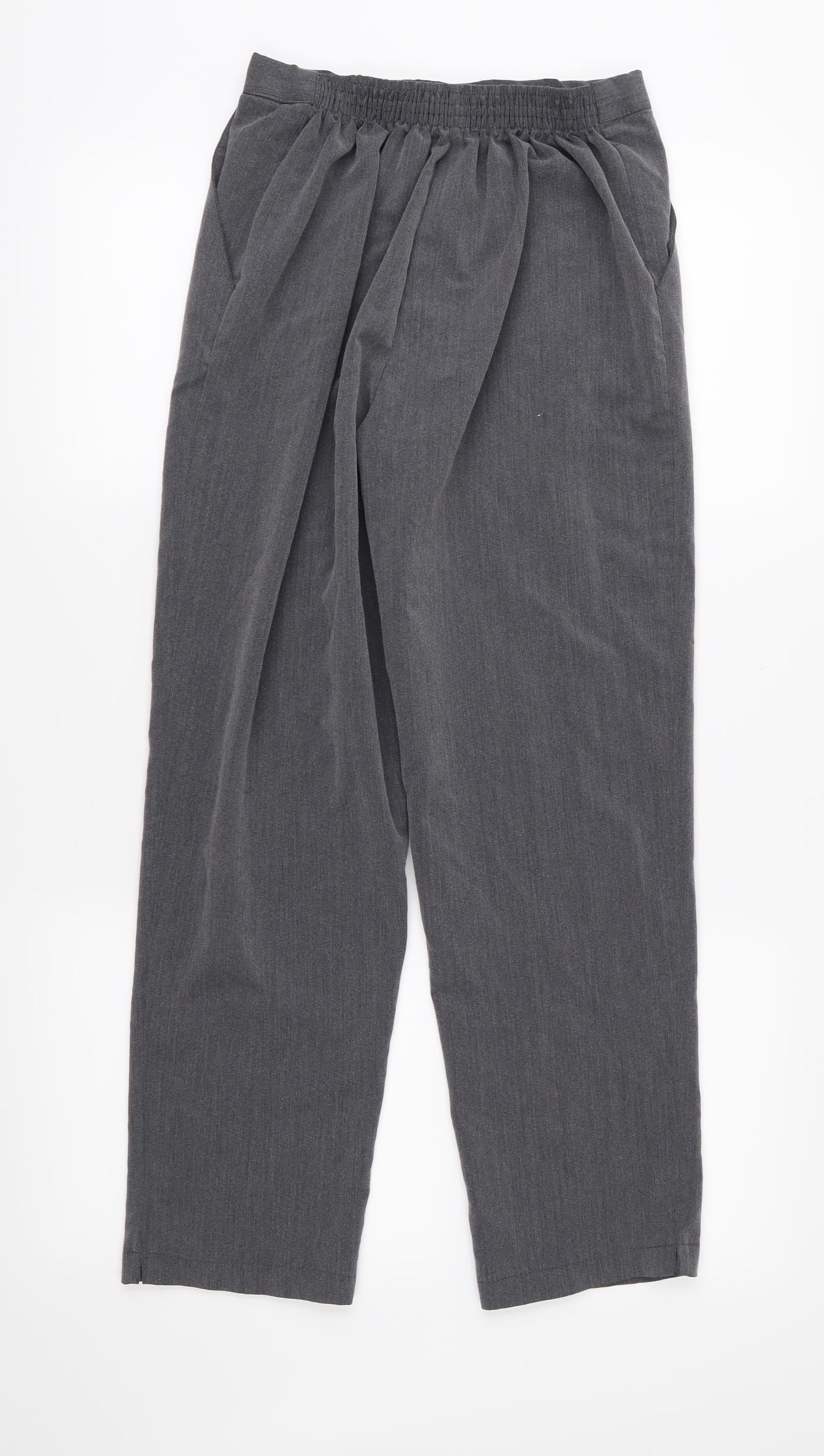 Prew Womens Grey   Trousers  Size 12 L27 in