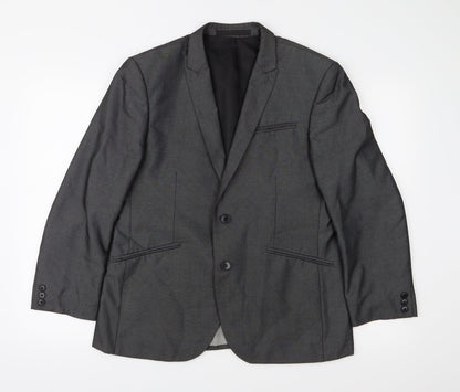 Mens UK Size 40 Marks and Spencer Regular Grey Suit Jacket