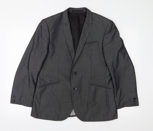 Mens UK Size 40 Marks and Spencer Regular Grey Suit Jacket