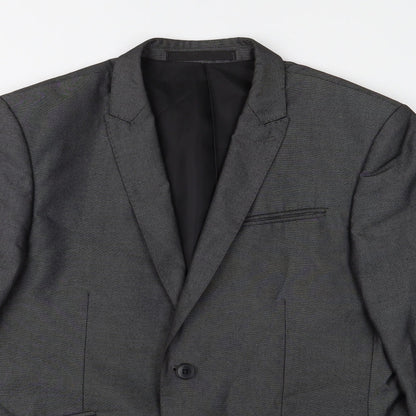 Mens UK Size 40 Marks and Spencer Regular Grey Suit Jacket