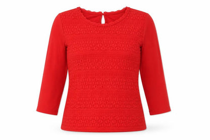 Womens UK Size 10 Dorothy Perkins Red Basic Blouse