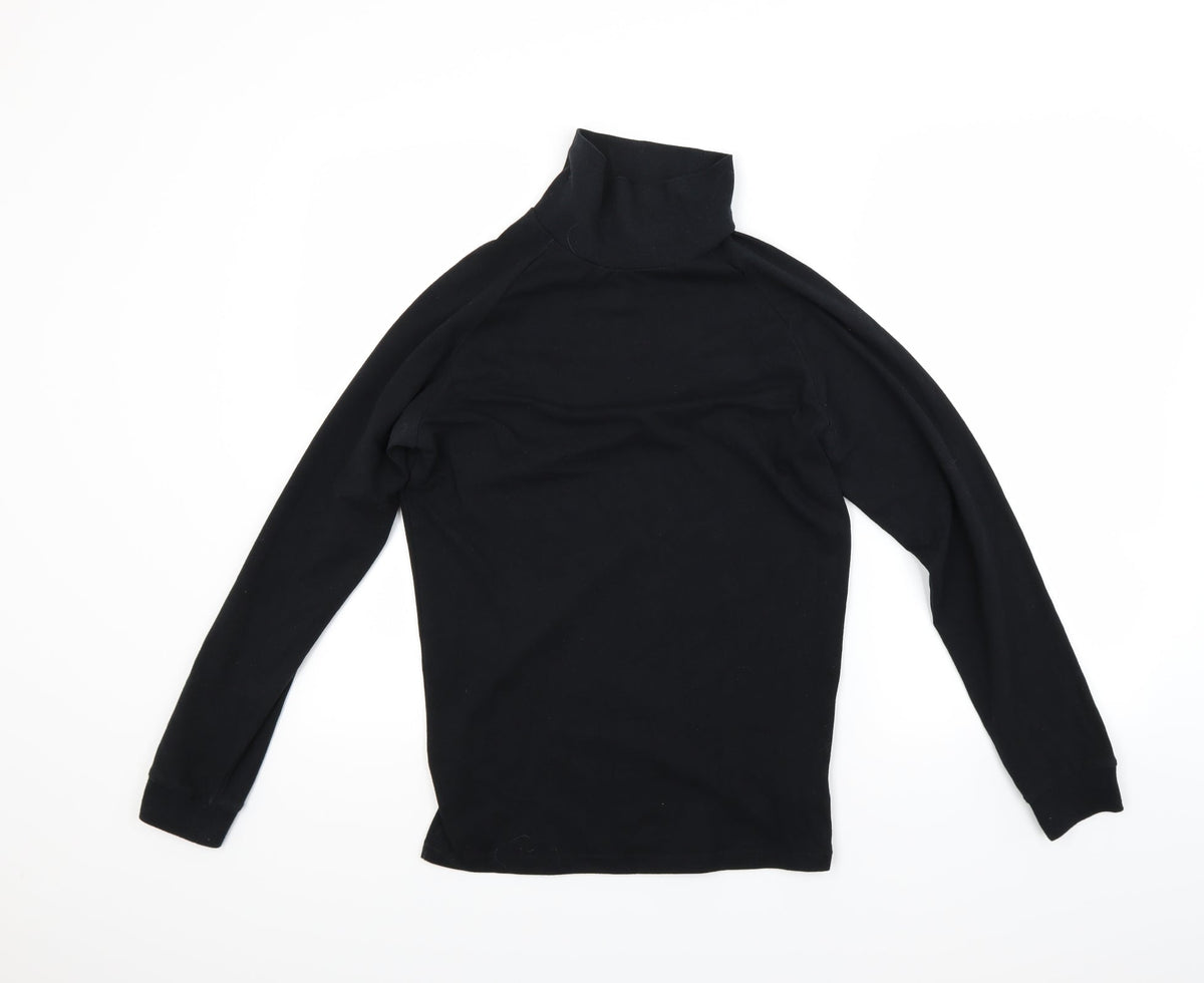 Slazenger Womens Black   Pullover Sweatshirt Size L