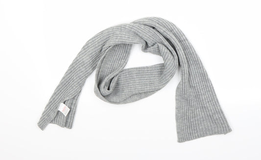 Front view of Matalan unisex grey scarf
