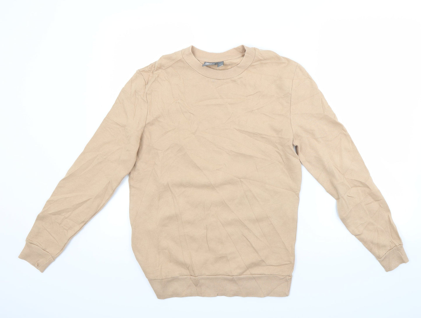 Mens UK Size XS ASOS Beige Pullover Sweatshirt