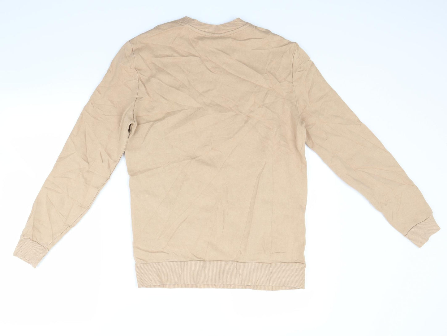 Mens UK Size XS ASOS Beige Pullover Sweatshirt
