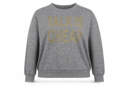 rt Womens Grey   Pullover Sweatshirt Size 2XL
