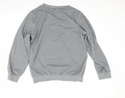 Preworn Womens Grey   Pullover Sweatshirt Size L