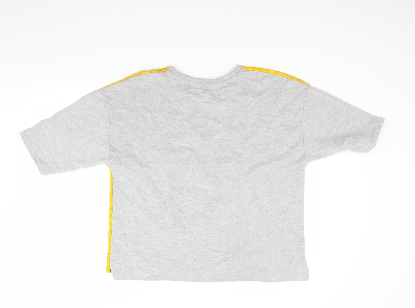 Womens UK Size M Pull & Bear Yellow Pullover Sweatshirt