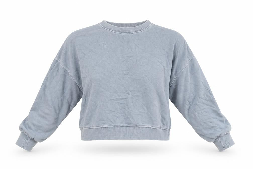 Pull&Bear Womens Blue   Pullover Sweatshirt Size M