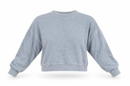 Pull&Bear Womens Blue   Pullover Sweatshirt Size M