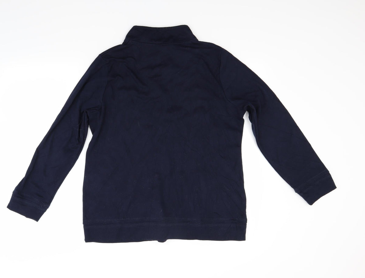 BM Womens Blue   Pullover Sweatshirt Size M