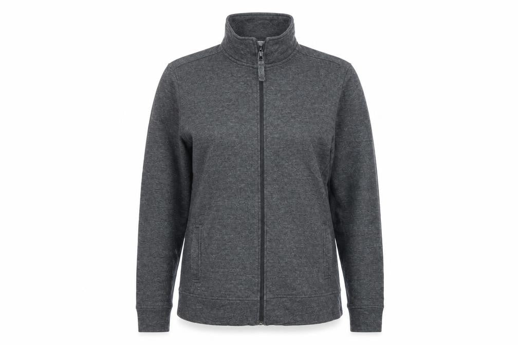 Womens Grey   Full Zip Sweatshirt Size M