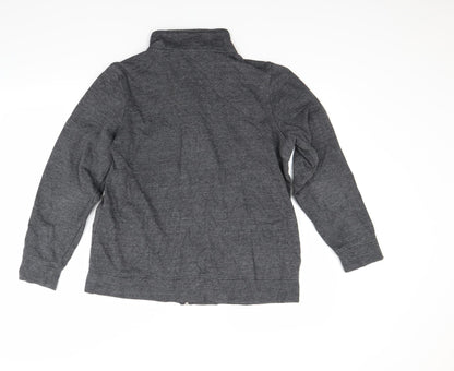 Womens Grey   Full Zip Sweatshirt Size M