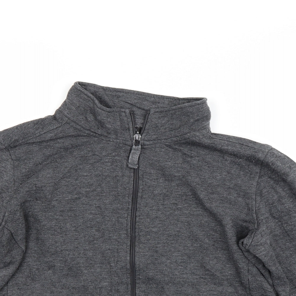 Womens Grey   Full Zip Sweatshirt Size M