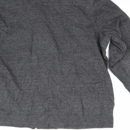 Womens Grey   Full Zip Sweatshirt Size M