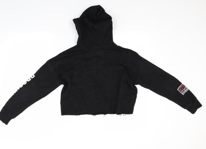 New Look Girls Black   Pullover Hoodie Size 12 Years  - New York