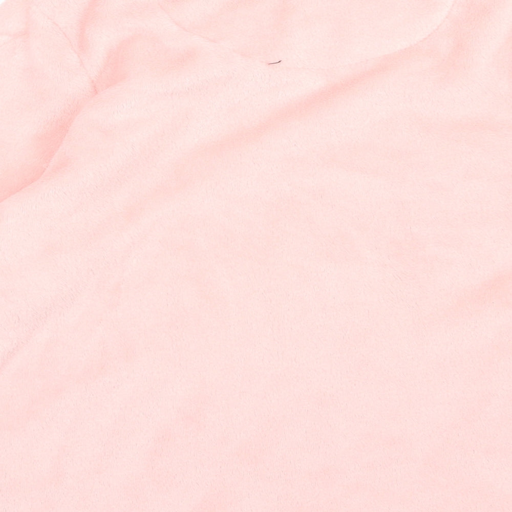 Just Like You Womens Pink  Fleece Top Pyjama Top Size M  - Dream Queen