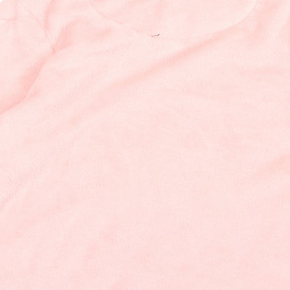 Just Like You Womens Pink  Fleece Top Pyjama Top Size M  - Dream Queen