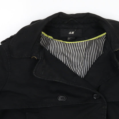 Womens UK Size 12 H&M Black Jacket
