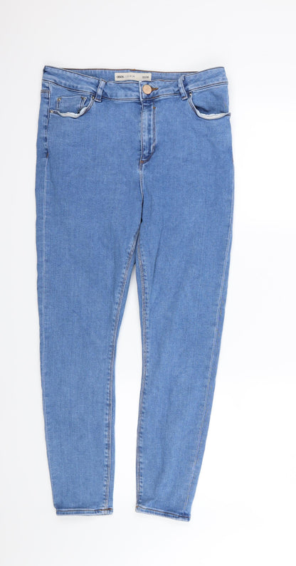 ASOS Womens Blue  Denim Skinny Jeans Size 33 in L30 in