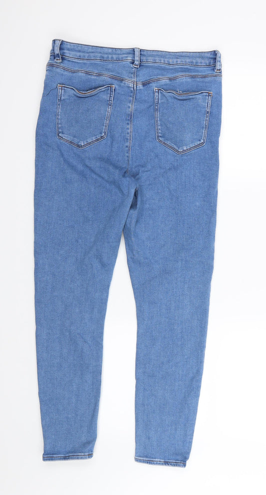 ASOS Womens Blue  Denim Skinny Jeans Size 33 in L30 in