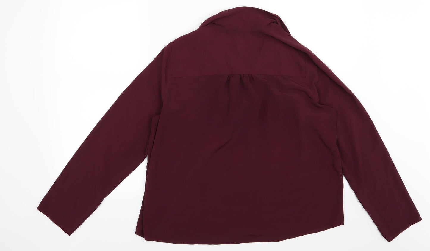 Womens UK Size 14 Marks and Spencer Purple Basic Blouse