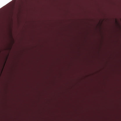 Womens UK Size 14 Marks and Spencer Purple Basic Blouse
