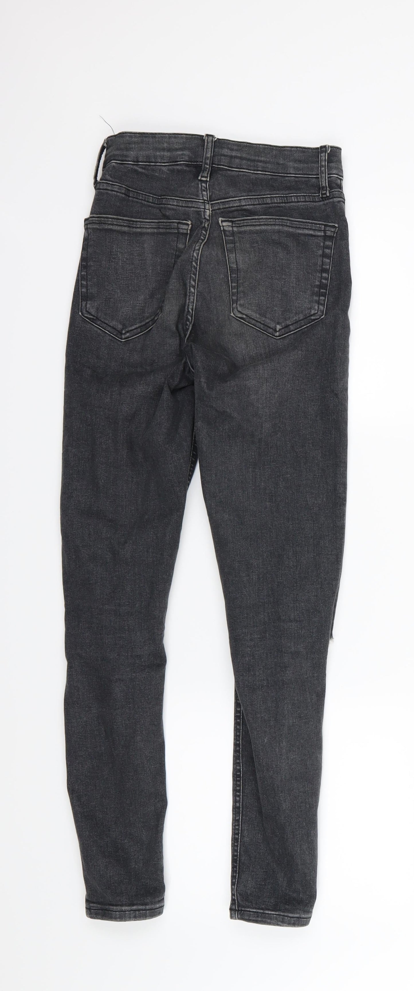 Topshop Womens Grey  Denim Skinny Jeans Size 25 in L32 in - Jamie